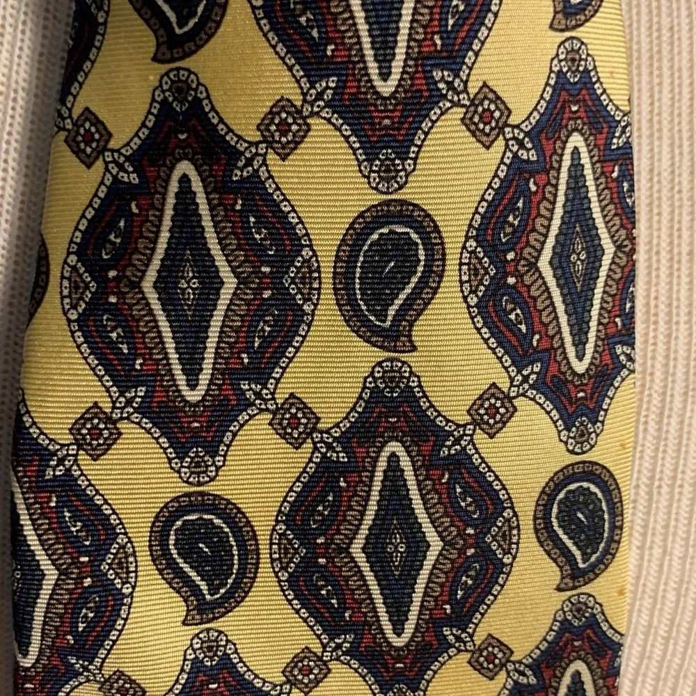 CHRISTIAN DIOR MONSIEUR PAISLEY SILK TWILL NECKTIE - Picture 2 of 12